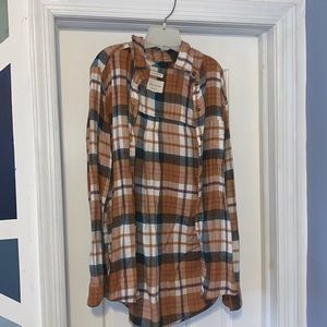 American eagle woman flannel